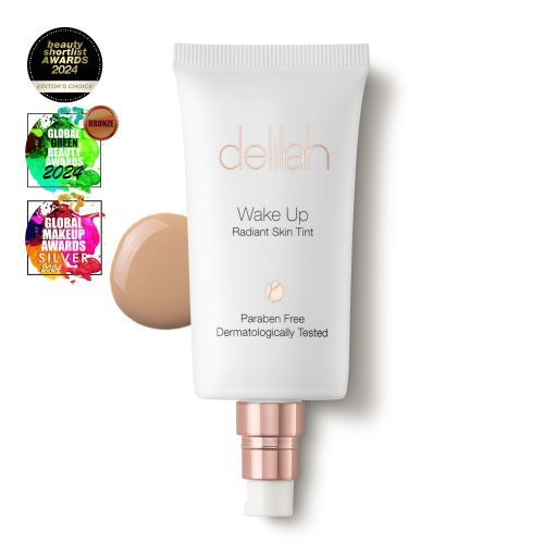 Delilah Švytėjimo suteikiantis tonuojantis veido kremas Wake Up Radiant Skin Tint