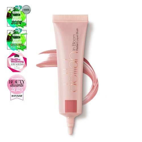Delilah Švytėjimo suteikiantys skysti skaistalai In Bloom Radiant Liquid Blush