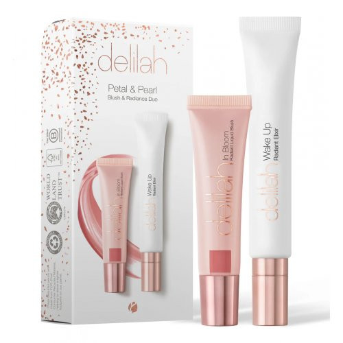 Skaistalų ir švytėjimo priemonės rinkinys Petal & Pearl Blush & Radiance Duo Peony & Moonlight Rinkinys