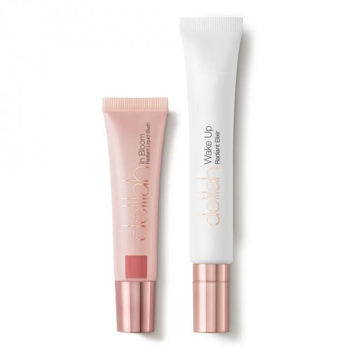 Delilah Skaistalų ir švytėjimo priemonės rinkinys Petal & Pearl Blush & Radiance Duo Peony & Moonlight