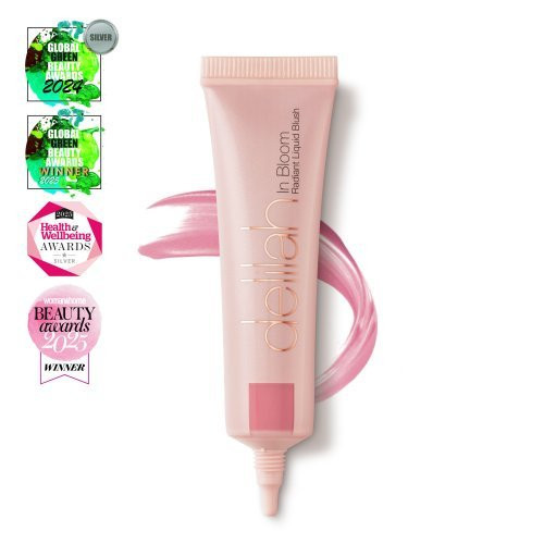 Delilah Švytėjimo suteikiantys skysti skaistalai In Bloom Radiant Liquid Blush