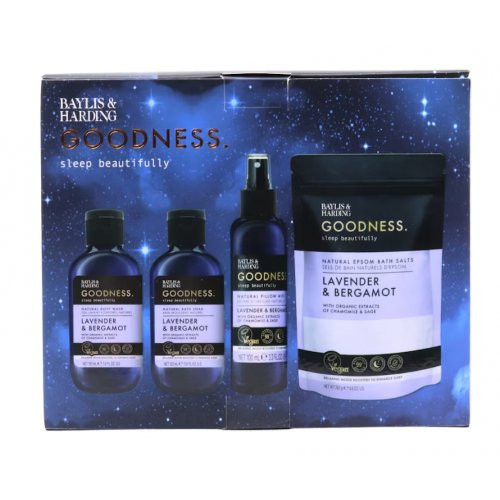 Baylis & Harding Vakaro poilsio ir kūno priežiūros rinkinys Goodness Sleep Beautifully Set