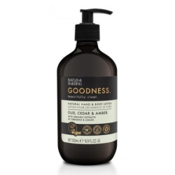Baylis & Harding Drėkinamasis rankų ir kūno losjonas Goodness Oud, Cedar & Amber Hand & Body Lotion