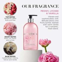 Baylis & Harding Skystas rankų muilas Peony, Lychee & Vanilla Hand Wash