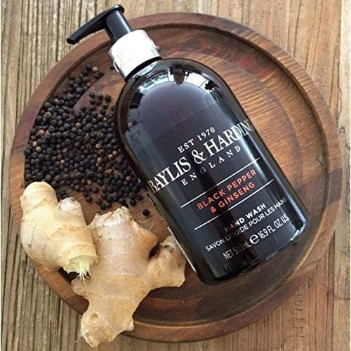 Baylis & Harding Skystas rankų muilas vyrams Men’s Black Pepper & Ginseng Hand Wash