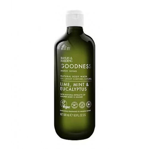 Gaivinantis kūno prausiklis Goodness Awaken Lime, Mint & Eucalyptus Body Wash 500ml