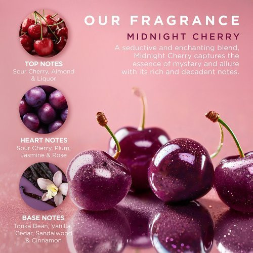 Baylis & Harding Kūno priežiūros rinkinys Wild Cherry & Vanilla Luxury Body Pamper Duo Gift Set