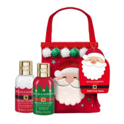 Baylis & Harding Kalėdinis vonios ir dušo rinkinys kosmetinėje Festive Beauty Bag Gift Set