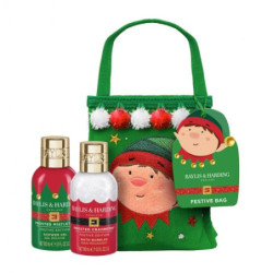 Baylis & Harding Kalėdinis vonios ir dušo rinkinys kosmetinėje Festive Beauty Bag Gift Set