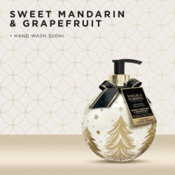 Baylis & Harding Skystas rankų muilas kalėdinio burbulo formos buteliuke Sweet Mandarin & Grapefruit Luxury Bauble Hand Wash