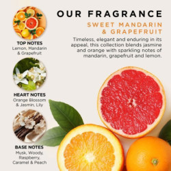 Baylis & Harding Skystas rankų muilas kalėdinio burbulo formos buteliuke Sweet Mandarin & Grapefruit Luxury Bauble Hand Wash