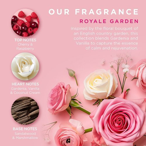 Baylis & Harding Kietųjų muilų rinkinys Royale Garden Luxury Wrapped Soaps Gift Set