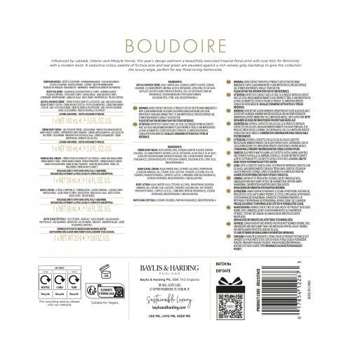 Baylis & Harding Kūno priežiūros dovanų rinkinys Boudoire Luxury Pamper Present Gift Set