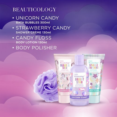 Baylis & Harding Kūno priežiūros rinkinys kuprinėje Beauticology Cosmic Fun Pop Beauty Bag Gift Set