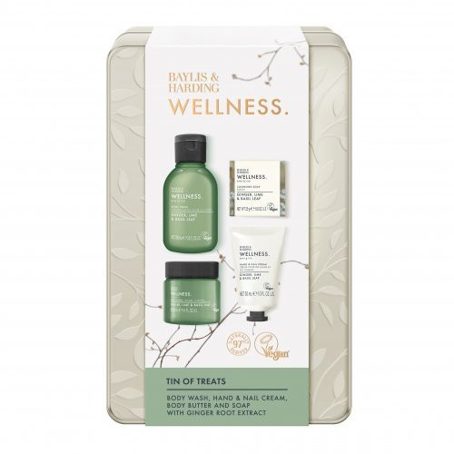 Baylis & Harding Kūno priežiūros dovanų rinkinys Wellness Tin Of Treats Gift Set