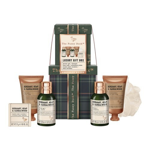 Baylis & Harding Kūno, veido ir plaukų priežiūros rinkinys vyrams The Fuzzy Duck Bergamot, Hemp & Sandalwood Luxury Gift Box Gift Set