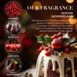Baylis & Harding Kūno priežiūros rinkinys su kvapiąja žvake The Fuzzy Duck Winter Wonderland Luxury Candle Gift Set