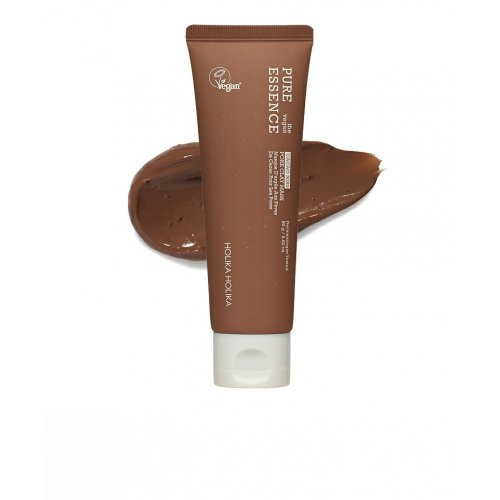 Holika Holika Valomoji molio veido kaukė Pure Essence The Vegan Cacao Nibs Pore Clay Mask