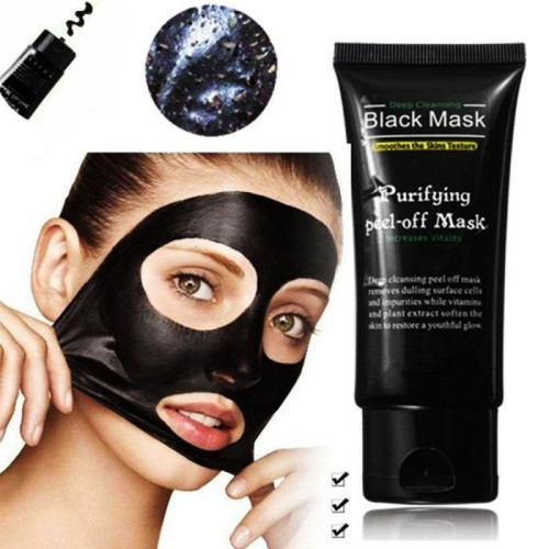 Juoda giliai valanti anglies veido kaukė SHILLS Purifying Blackhead removing Peel-off Mask 50ml