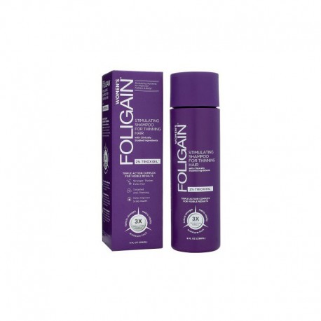 Plaukų augimą skatinantis šampūnas moterims su 2% Trioksidiliu Foligain Hair Regrowth Shampoo 236ml