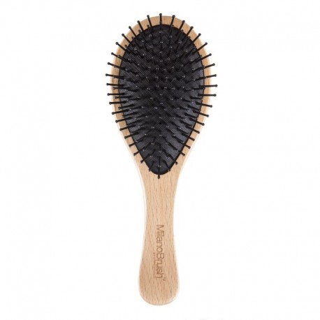 Medinis plaukų šepetys Milano Brush Professional Stacy