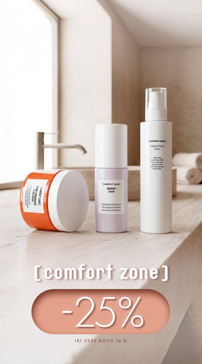 comfort zone-prabangi-veido-kuno-komsetikai-su-25-proc-nuolaida-internetu-garbane-lt