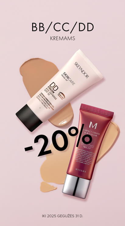 missha bb kremas, skeyndor dd kremas su nuolaida